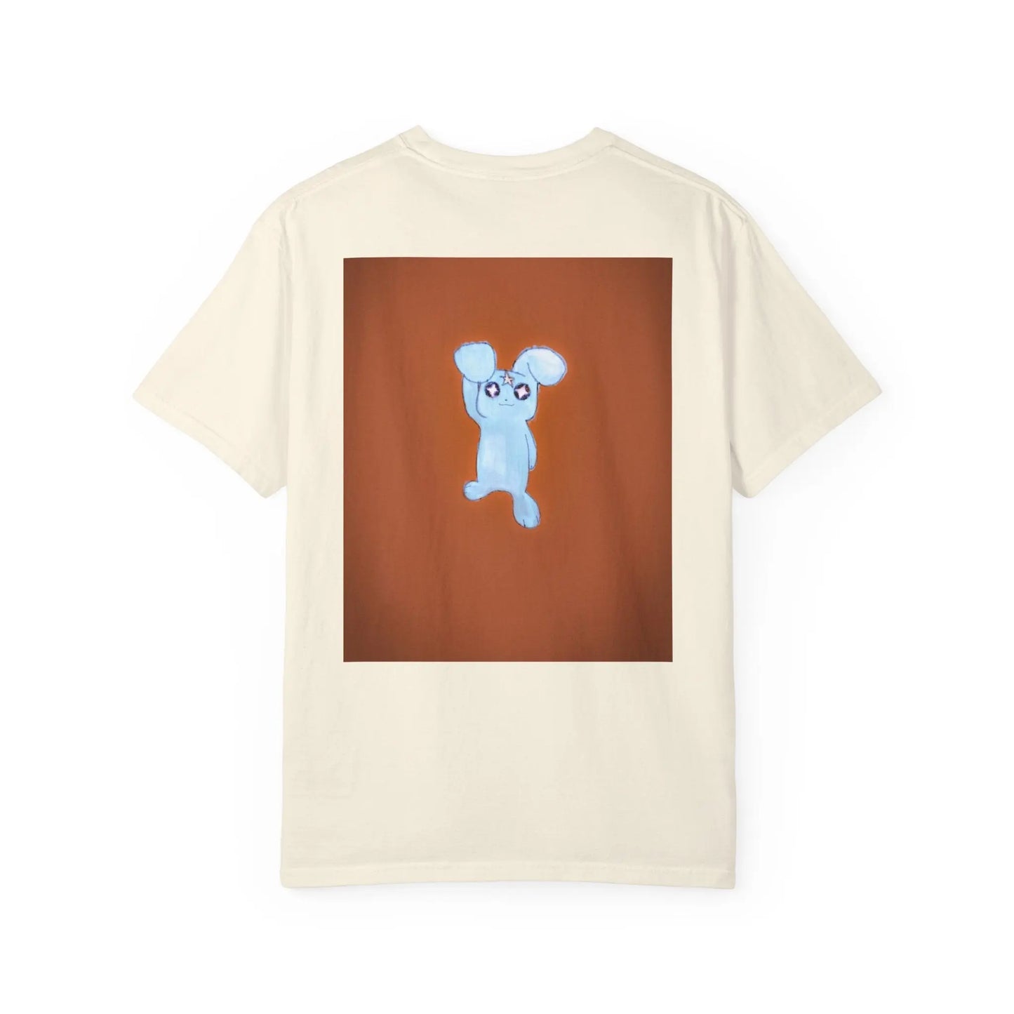 ‘ Blue ‘ Unisex Garment - Dyed Graphic T - Shirt Printify