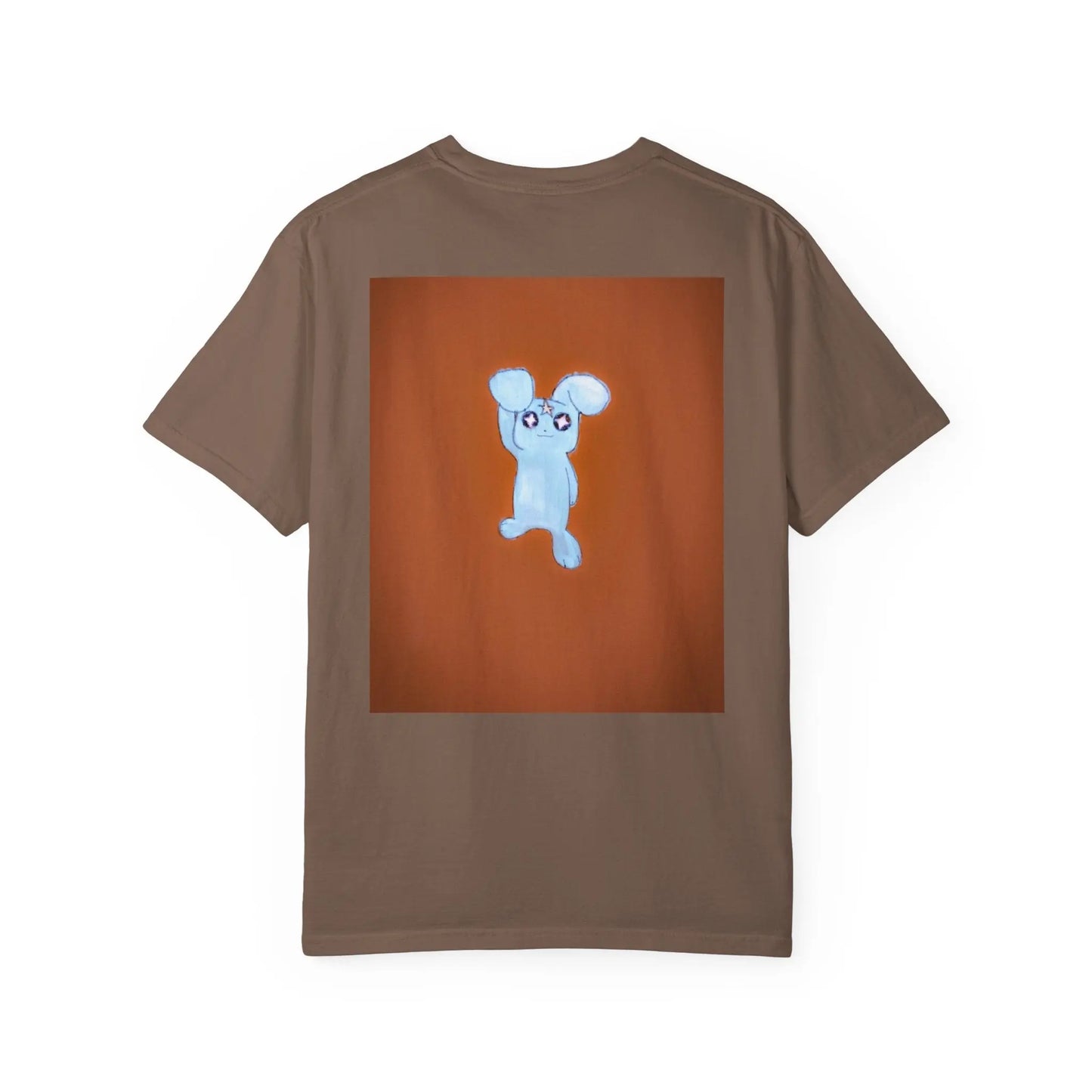 ‘ Blue ‘ Unisex Garment - Dyed Graphic T - Shirt Printify