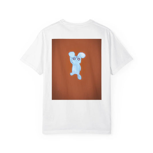 ‘ Blue ‘  Unisex Garment - Dyed Graphic T - Shirt Printify