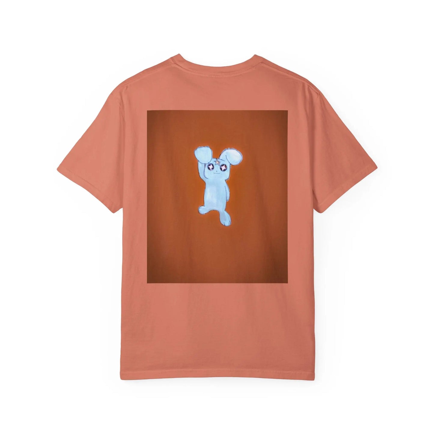 ‘ Blue ‘  Unisex Garment - Dyed Graphic T - Shirt Printify