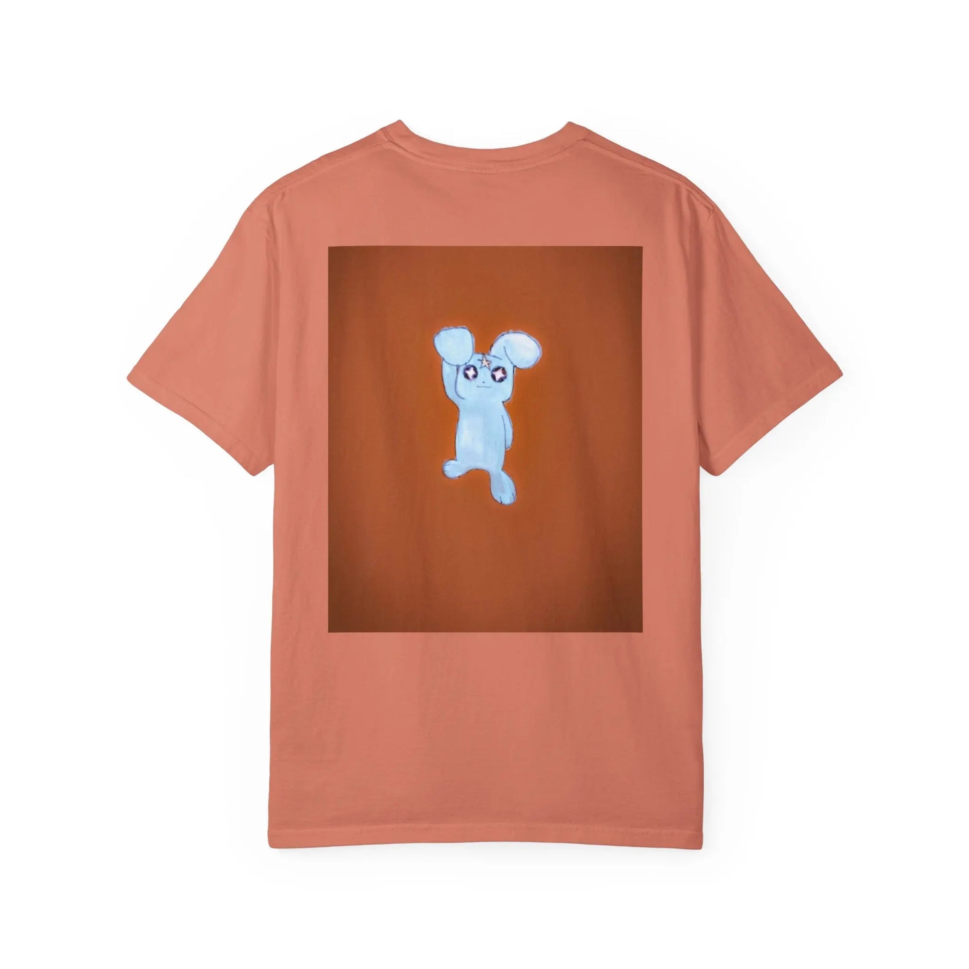 ‘ Blue ‘  Unisex Garment - Dyed Graphic T - Shirt Printify