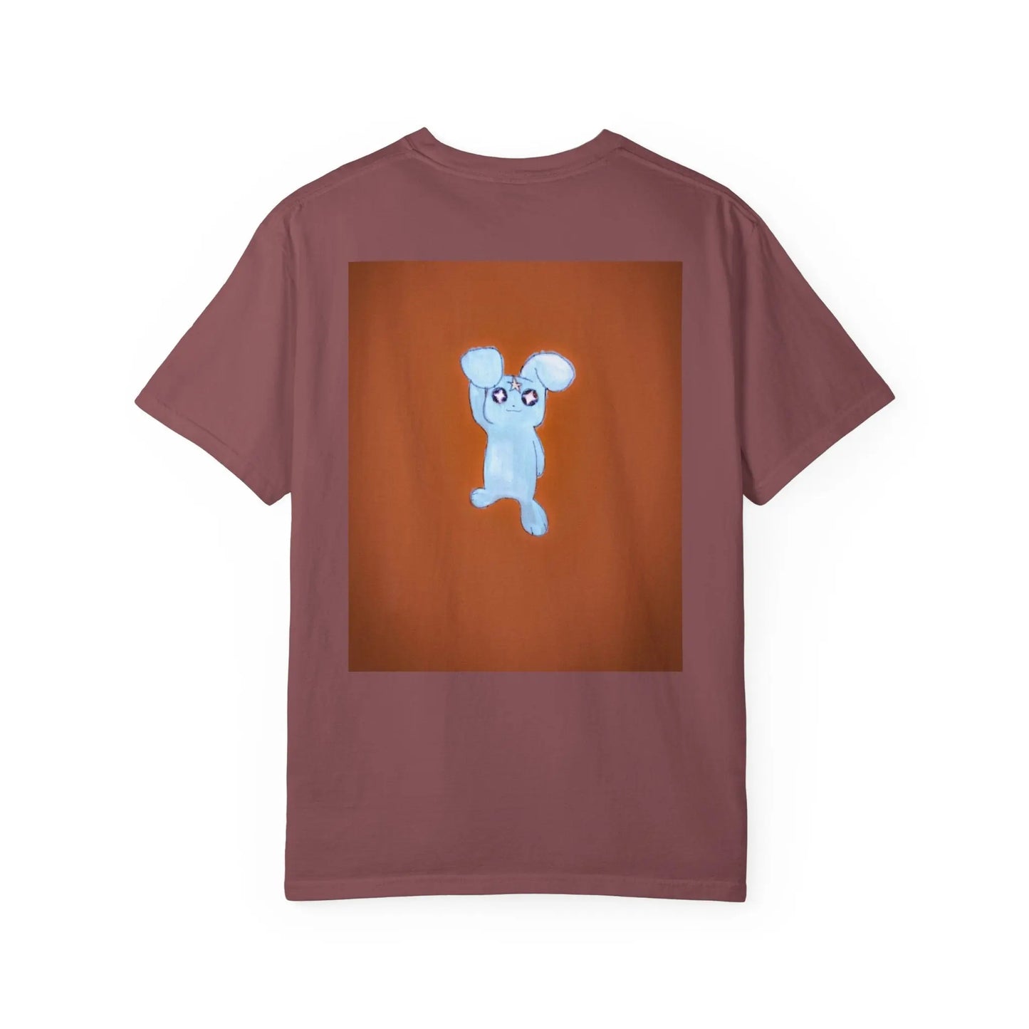 ‘ Blue ‘  Unisex Garment - Dyed Graphic T - Shirt Printify