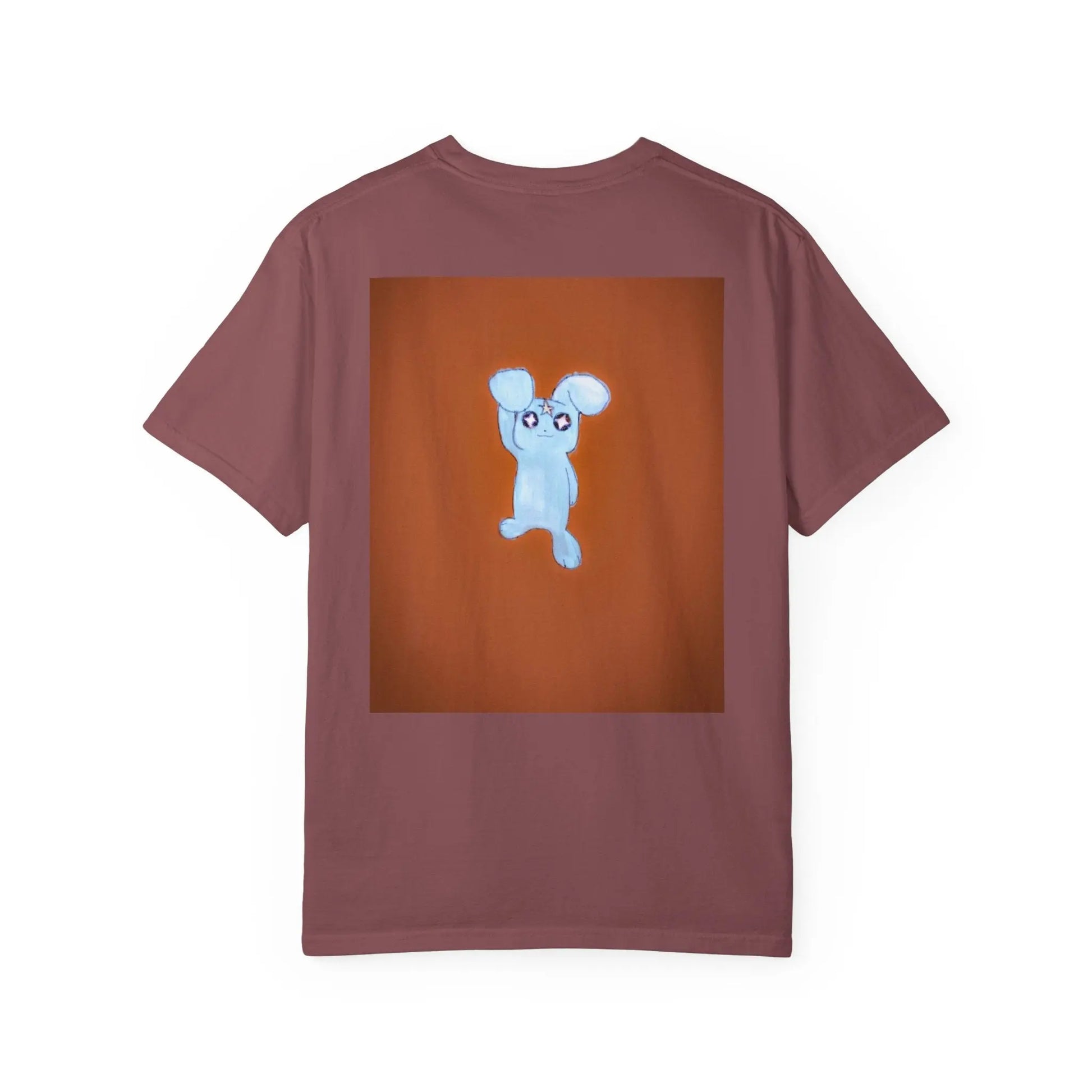 ‘ Blue ‘  Unisex Garment - Dyed Graphic T - Shirt Printify