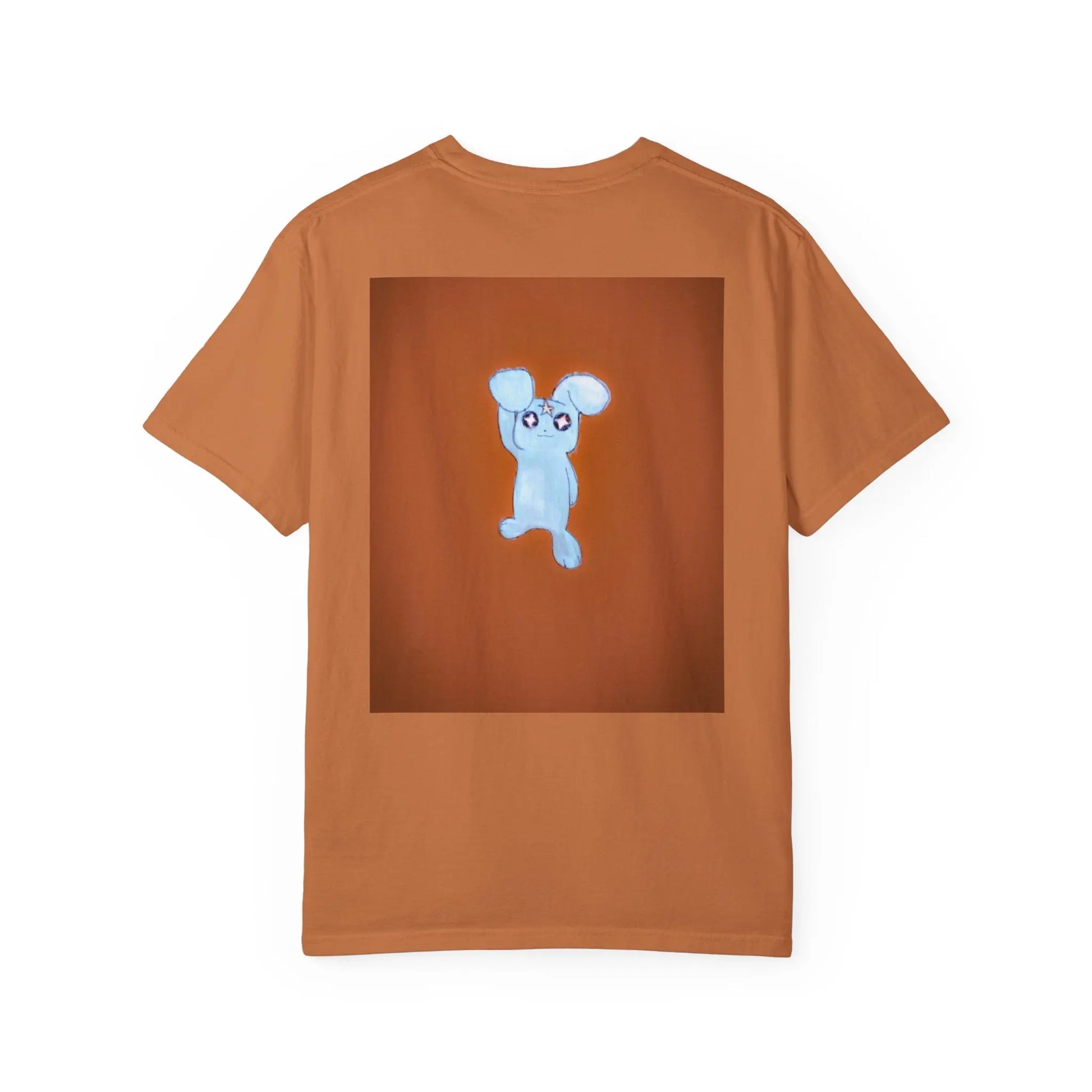 ‘ Blue ‘  Unisex Garment - Dyed Graphic T - Shirt Printify