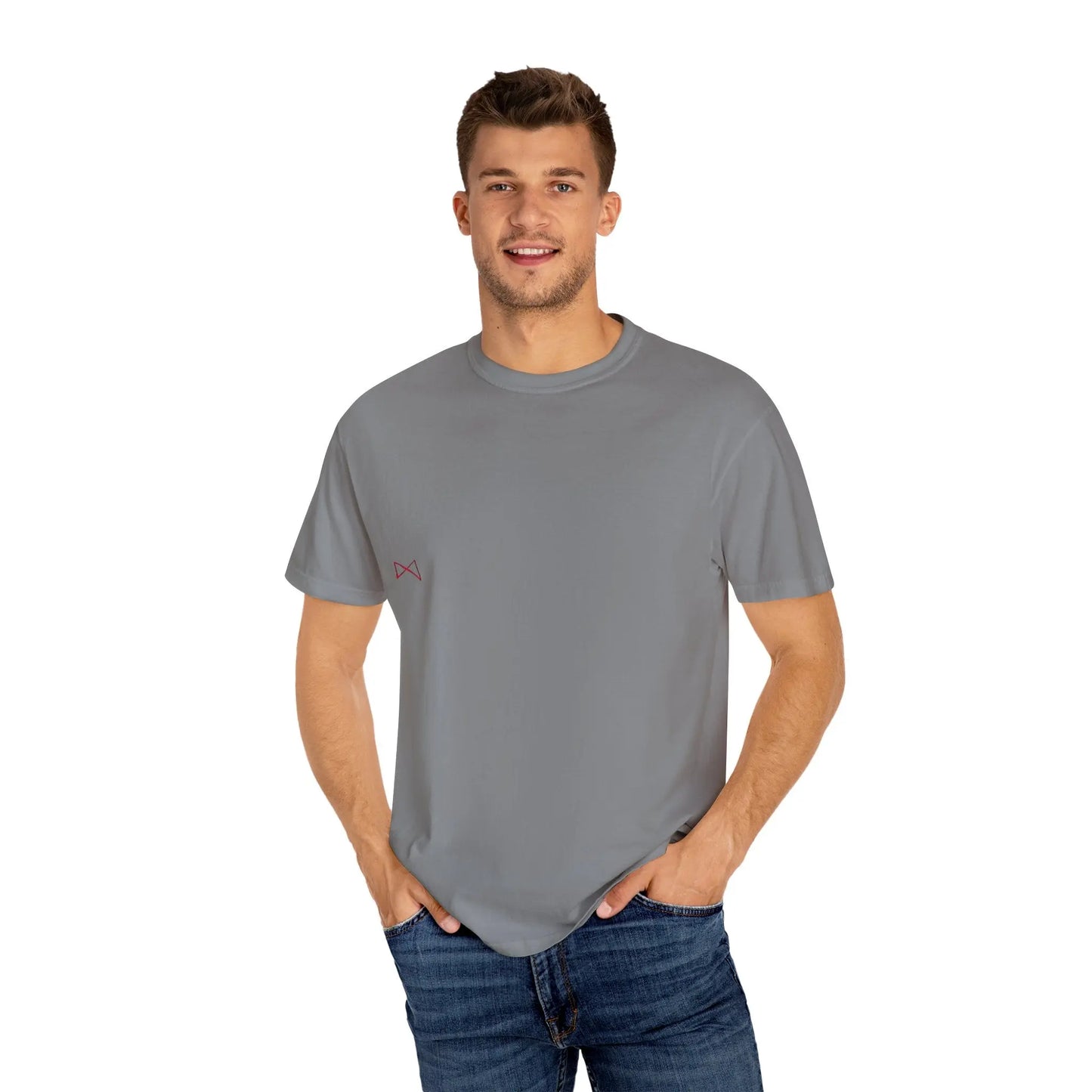 ‘ Blue ‘  Unisex Garment - Dyed Graphic T - Shirt Printify