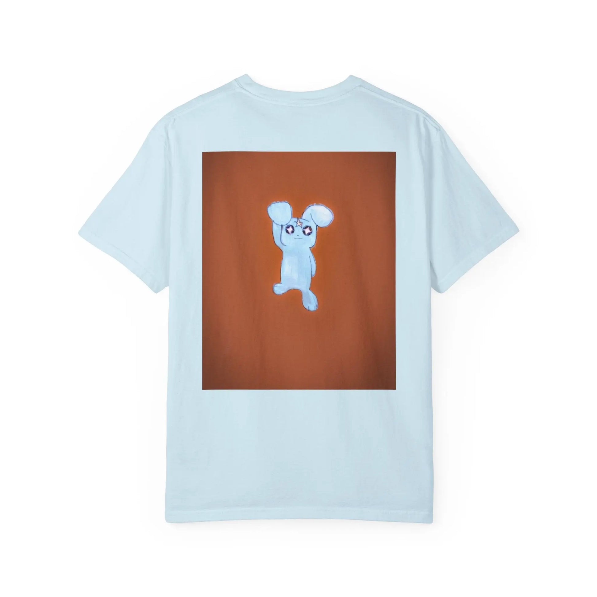 ‘ Blue ‘  Unisex Garment - Dyed Graphic T - Shirt Printify