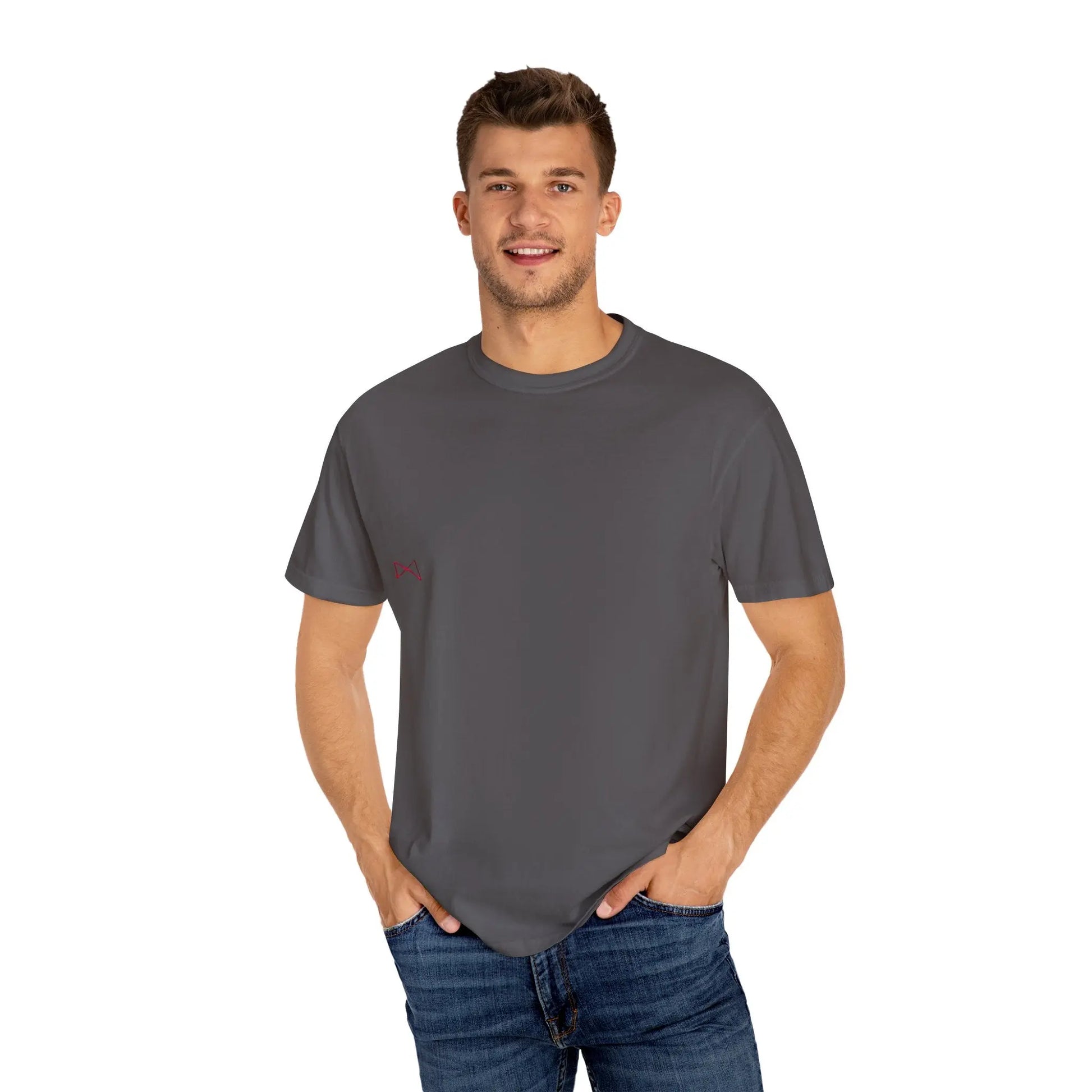 ‘ Blue ‘  Unisex Garment - Dyed Graphic T - Shirt Printify