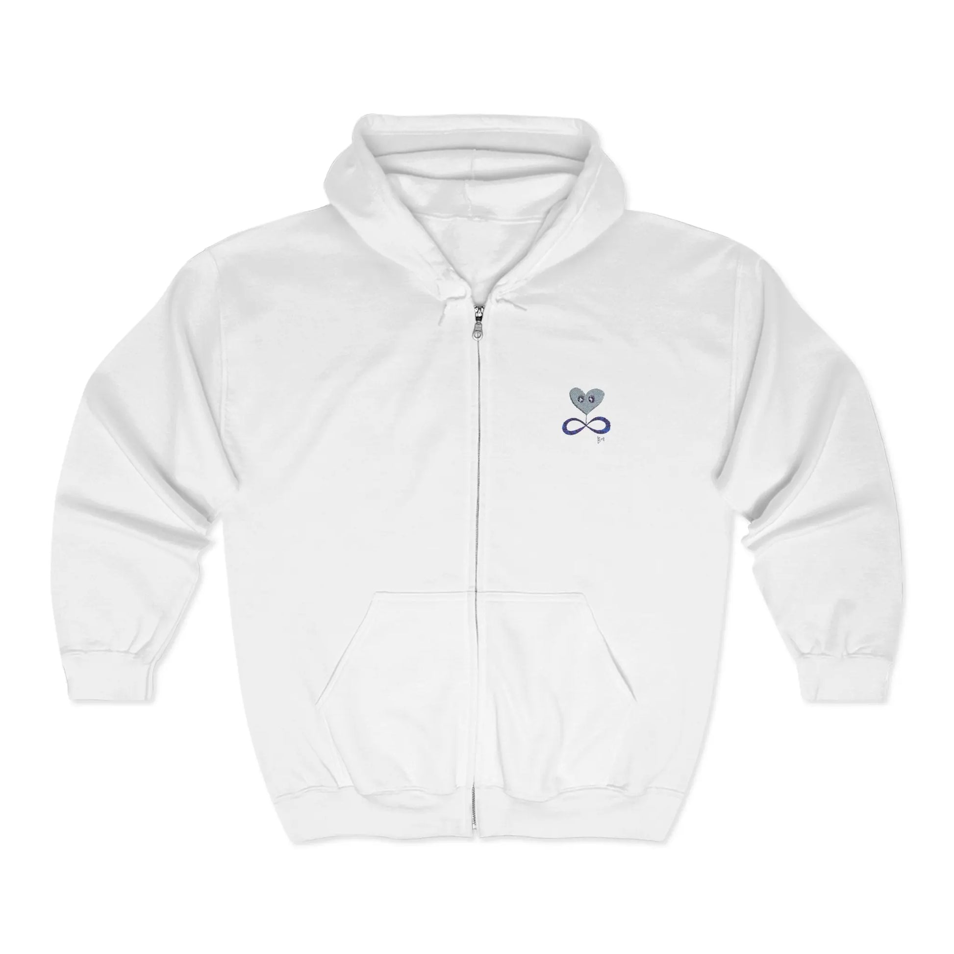 ‘ Love ‘  Unisex Full Zip Hoodie Printify