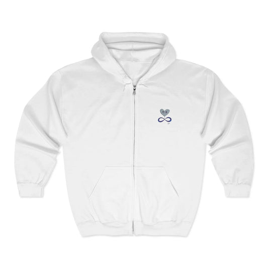 ‘ Love ‘  Unisex Full Zip Hoodie Printify